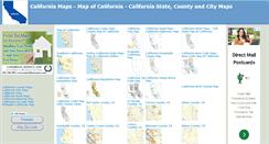 Desktop Screenshot of californiamaps.us